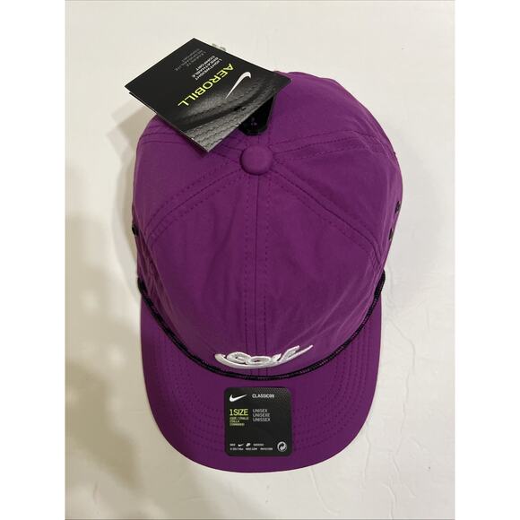 Nike Adult Unisex Aerobill Classic99 Rope Golf Hat Cap Purple BV8229 551 *RARE* main image 8